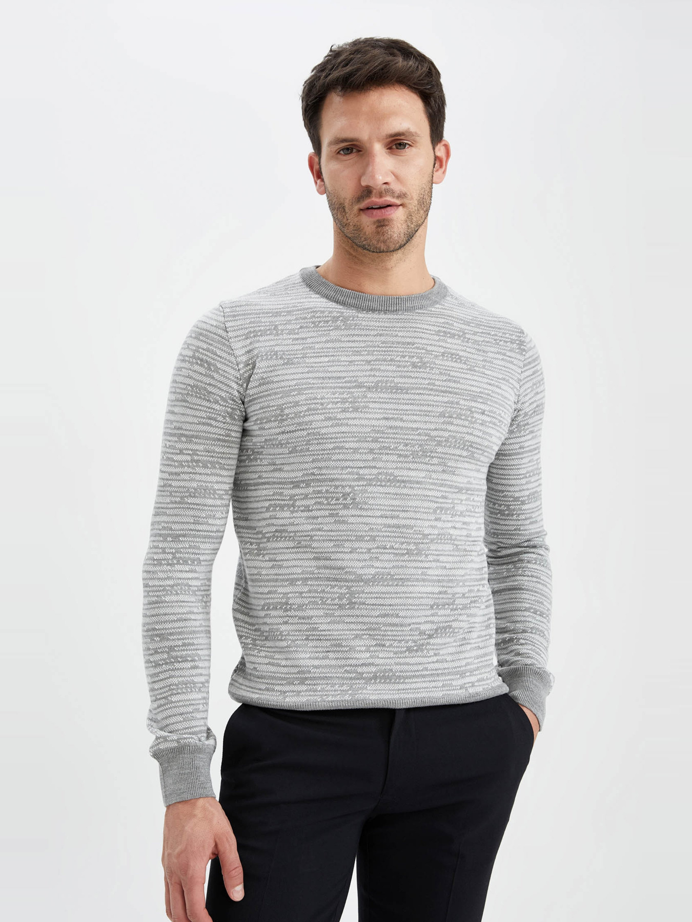 Джемпер DeFacto модель U6921AZ-GR210 Фото