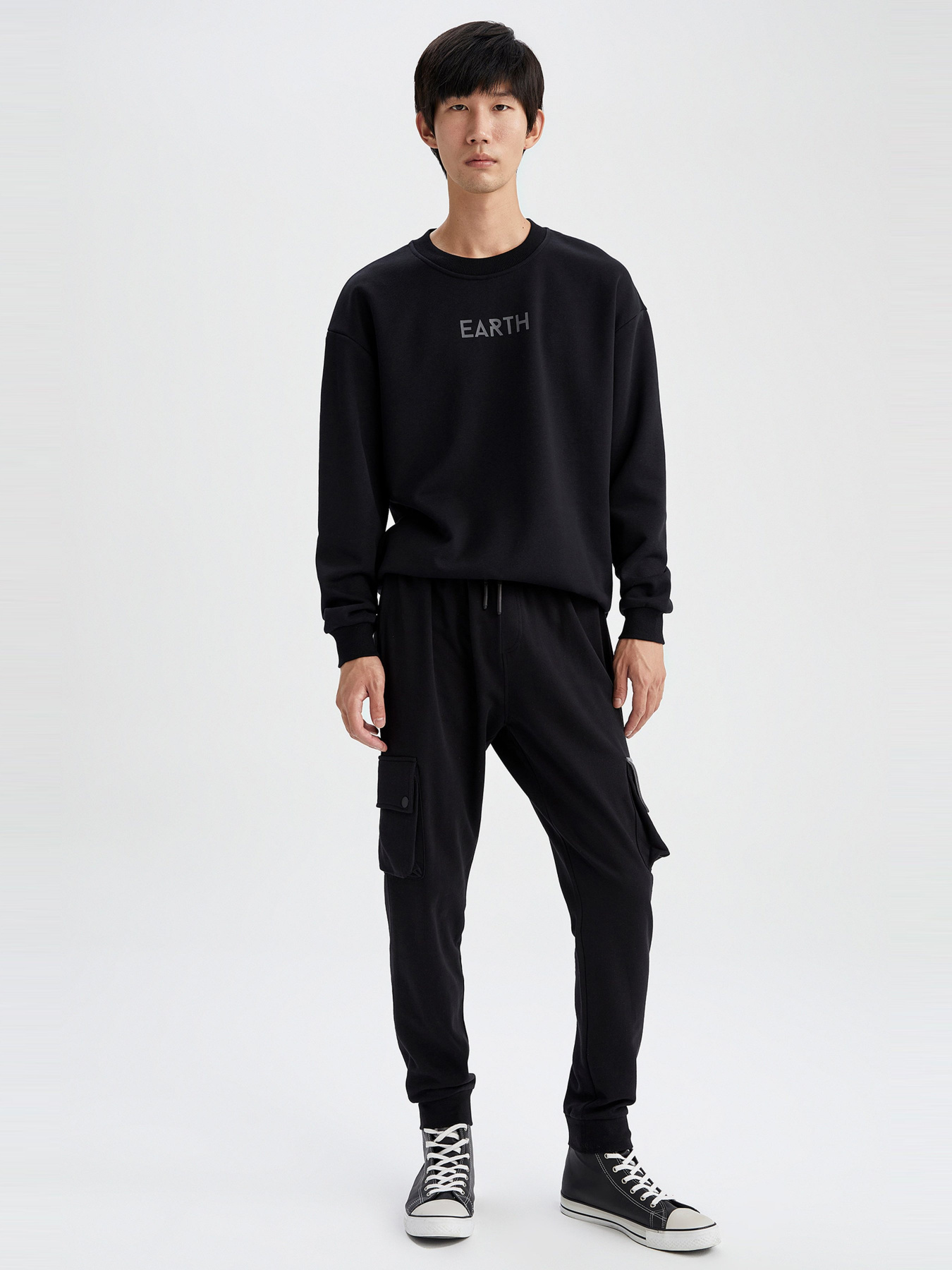 Світшот DeFacto модель V5306AZ-BK81 Фото