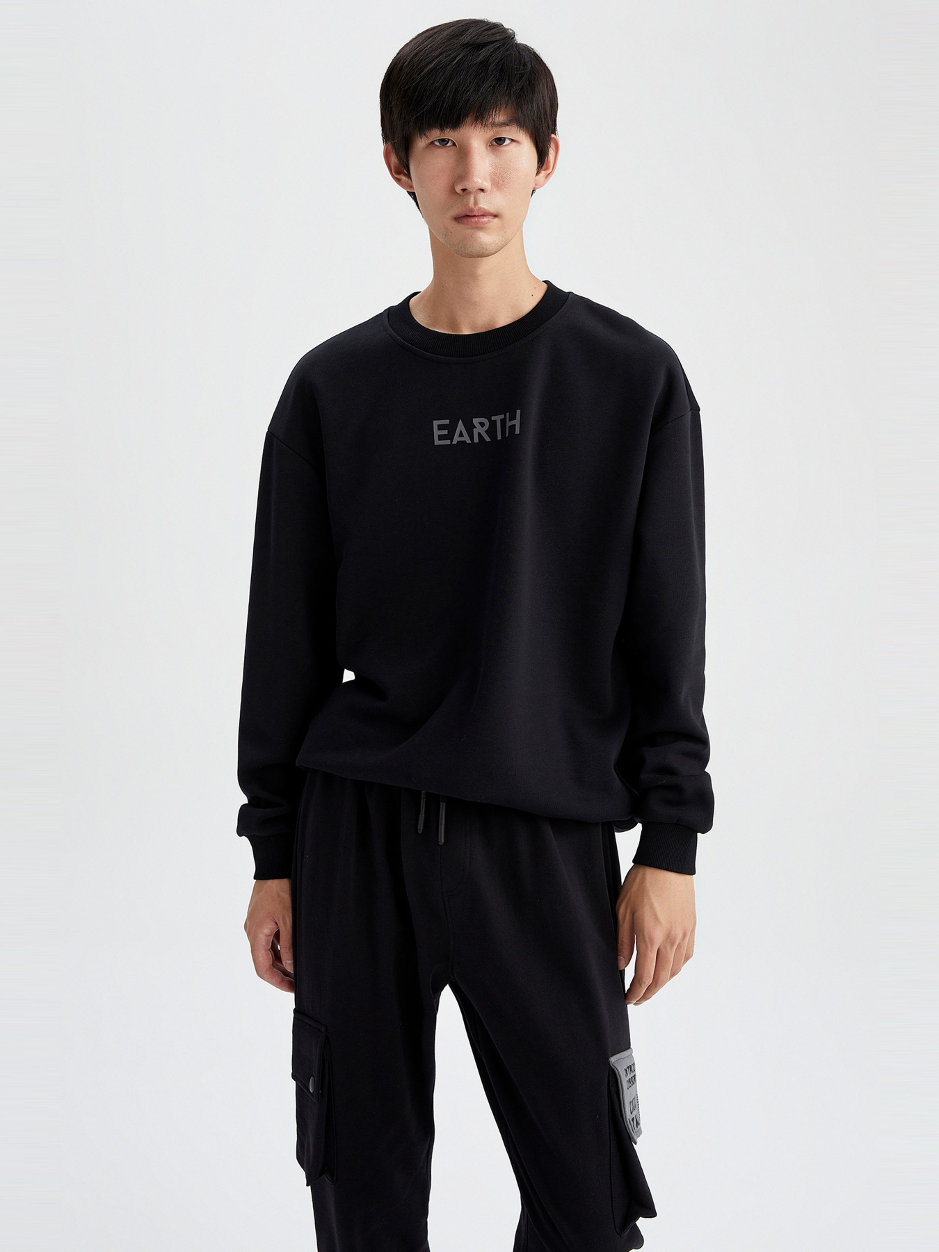 Світшот DeFacto модель V5306AZ-BK81 Фото