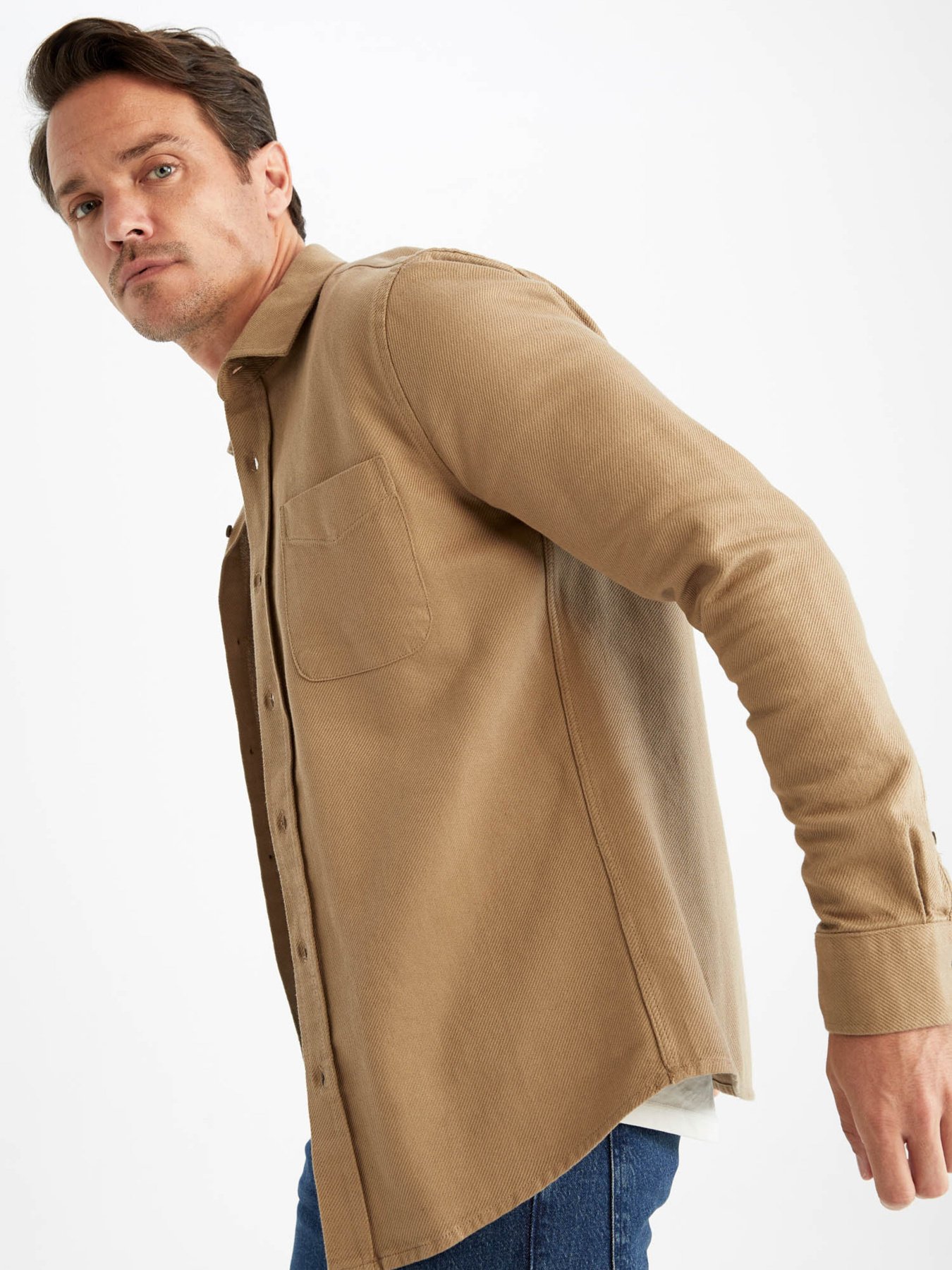 Сорочка повсякденна DeFacto модель V6017AZ-BG245 Фото