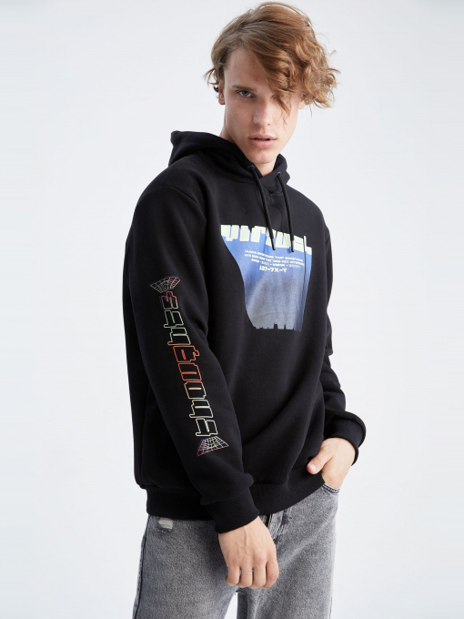 Худи DeFacto модель X9424AZ-BK81 Фото