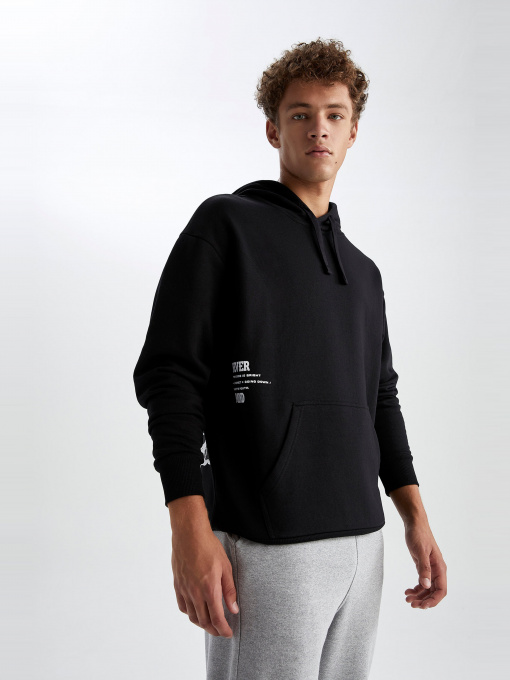 Худи DeFacto модель X9607AZ-BK81 Фото