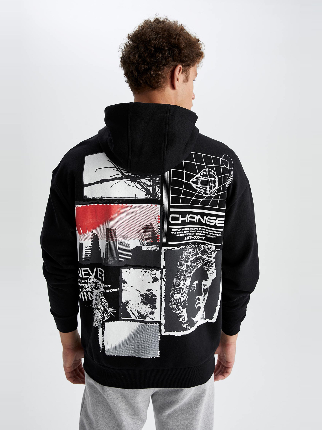 Худі DeFacto модель X9607AZ-BK81 Фото