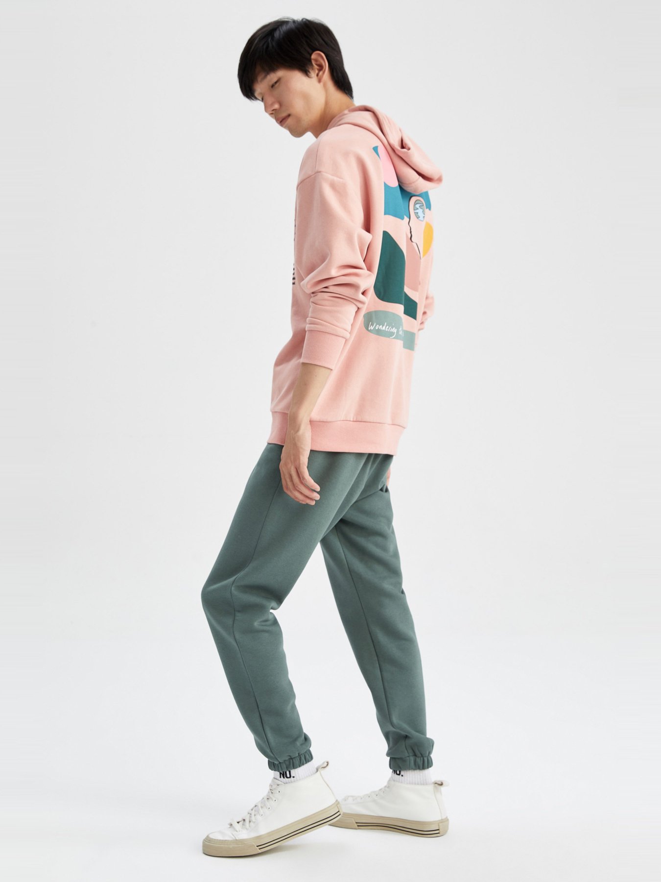 Худи DeFacto модель X9724AZ-OG127 Фото