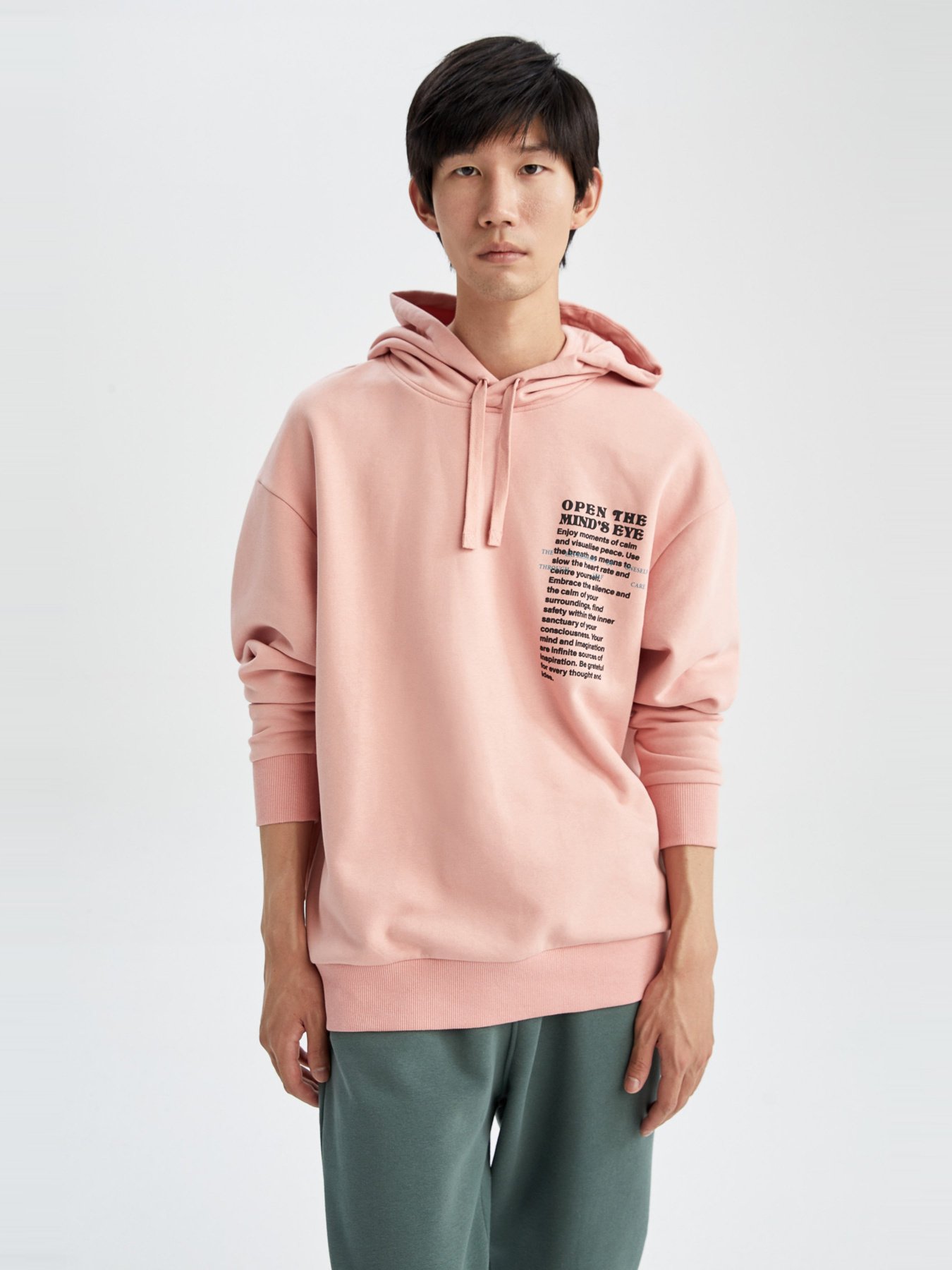 Худи DeFacto модель X9724AZ-OG127 Фото