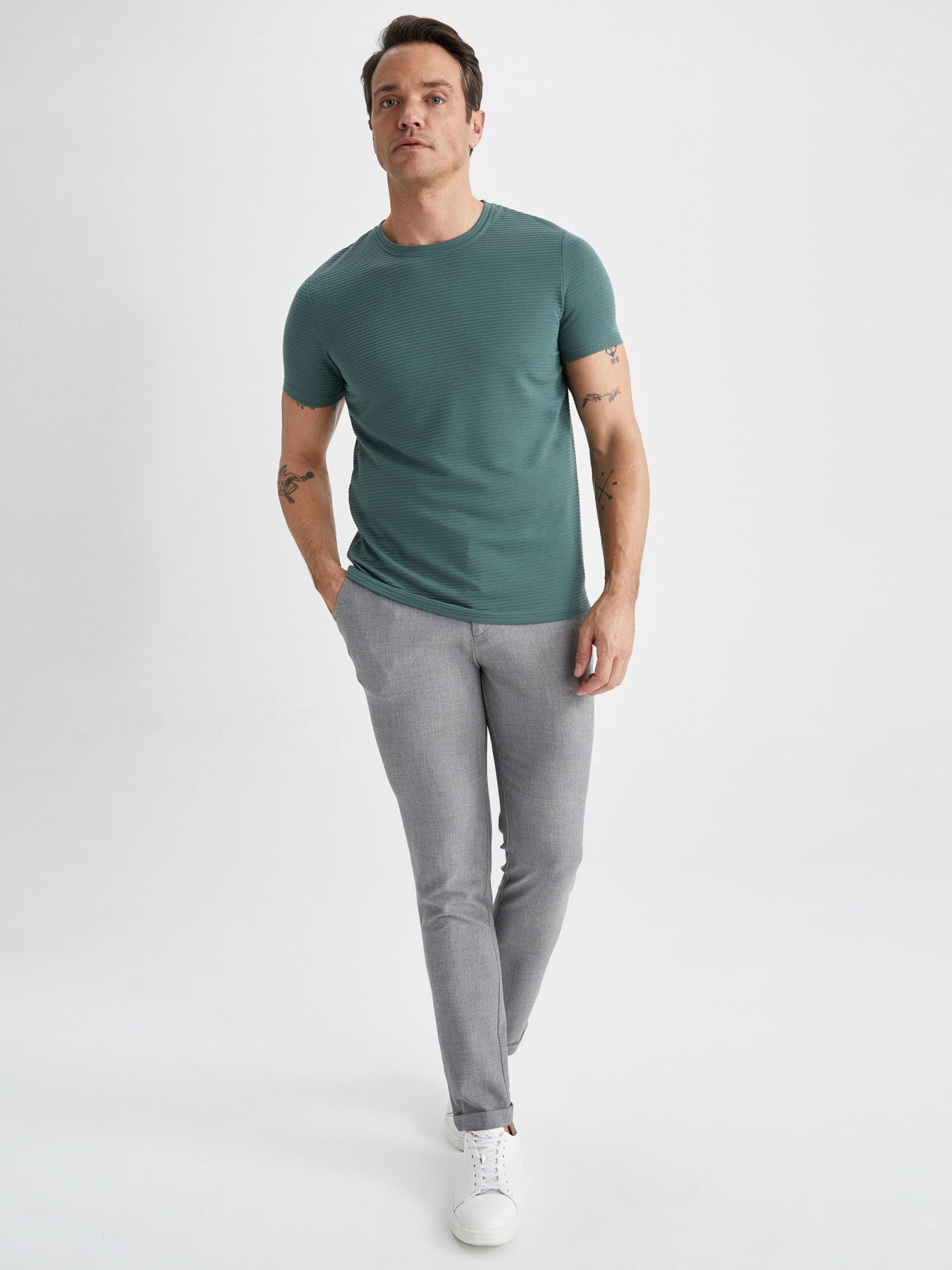 Футболка DeFacto модель M6608AZ-GN829 Фото