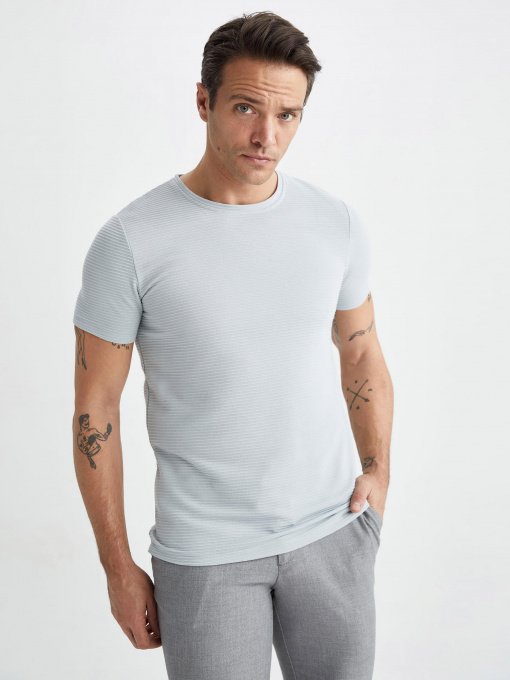 Футболка DeFacto модель M6608AZ-GR91 Фото