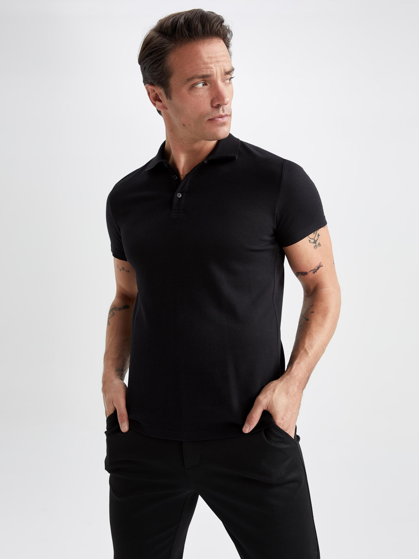 Поло DeFacto модель M6609AZ-BK27 Фото