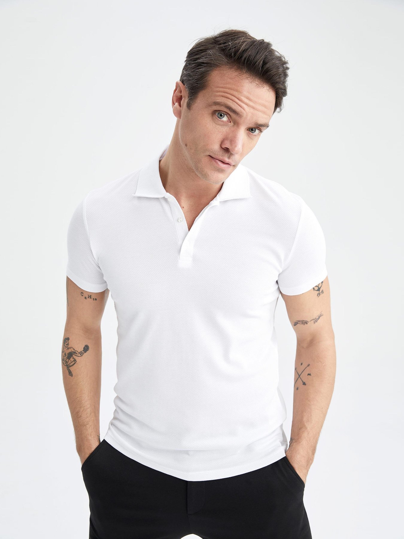 Поло DeFacto модель M6609AZ-WT34 Фото