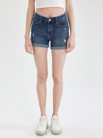 Джинсові шорти DeFacto модель U3027AZ-NM34 Джинсові шорти DeFacto модель U3027AZ-NM34 Фото