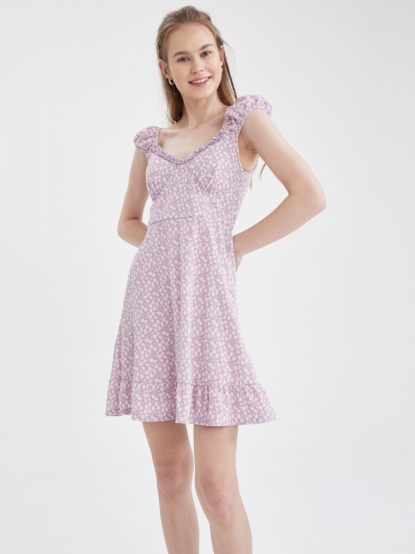 Платье мини DeFacto модель U2070AZ-PR252 Фото