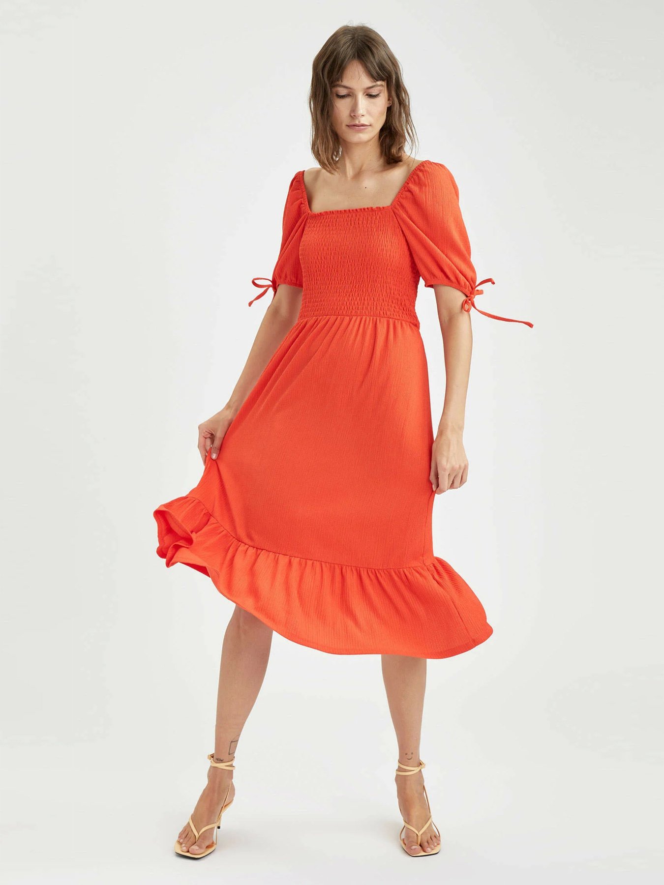 Сукня міді DeFacto модель V0102AZ-RD30 Фото