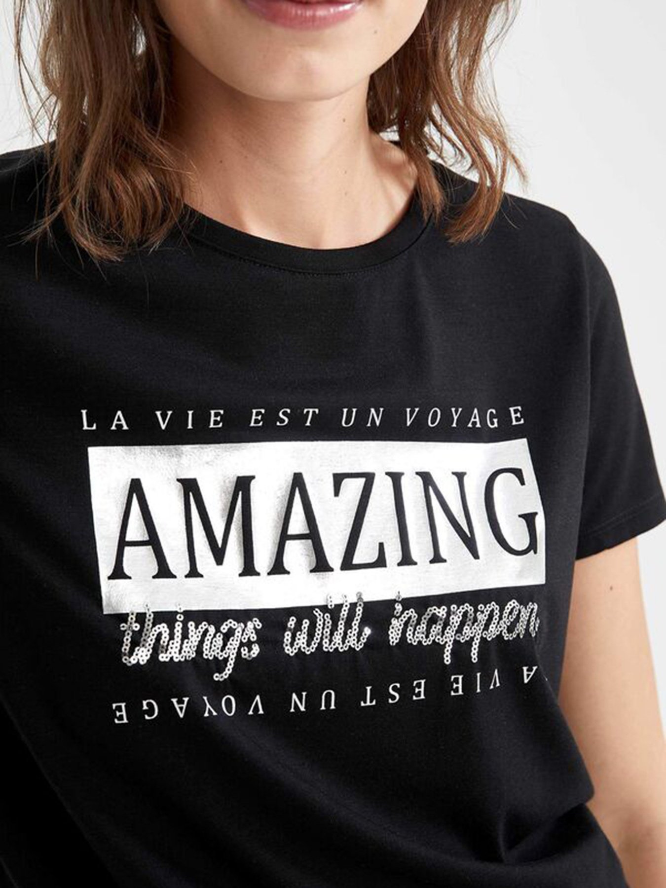 Футболки и поло DeFacto модель U9312AZ-BK27 Фото