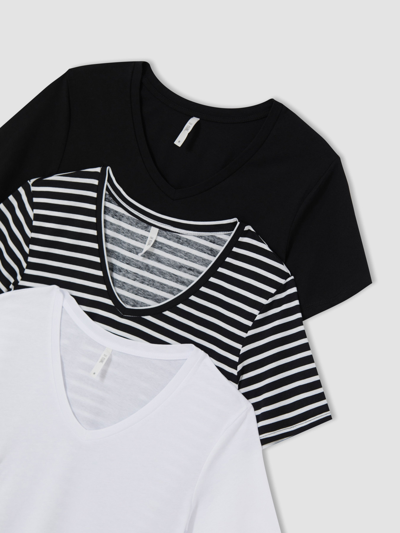 Набор футболок DeFacto модель U9930AZ-BK27 Фото