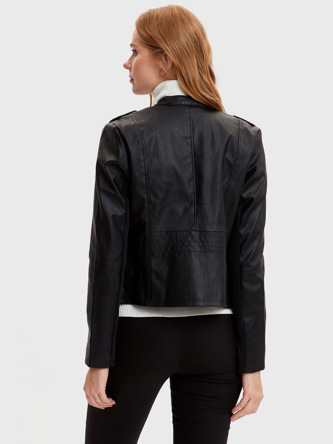 Куртка кожаная DeFacto модель N6777AZ-BK27 Куртка кожаная DeFacto модель N6777AZ-BK27 Фото