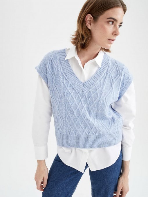 Жилет DeFacto модель U8121AZ-BE143 Фото