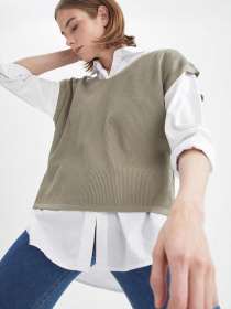 Жилет DeFacto модель U7907AZ-GR330 Фото