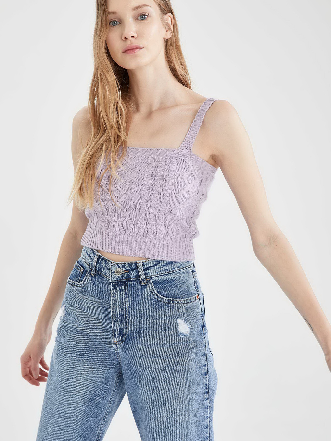 Топ DeFacto модель S8319AZ-PR33 Топ DeFacto модель S8319AZ-PR33 Фото