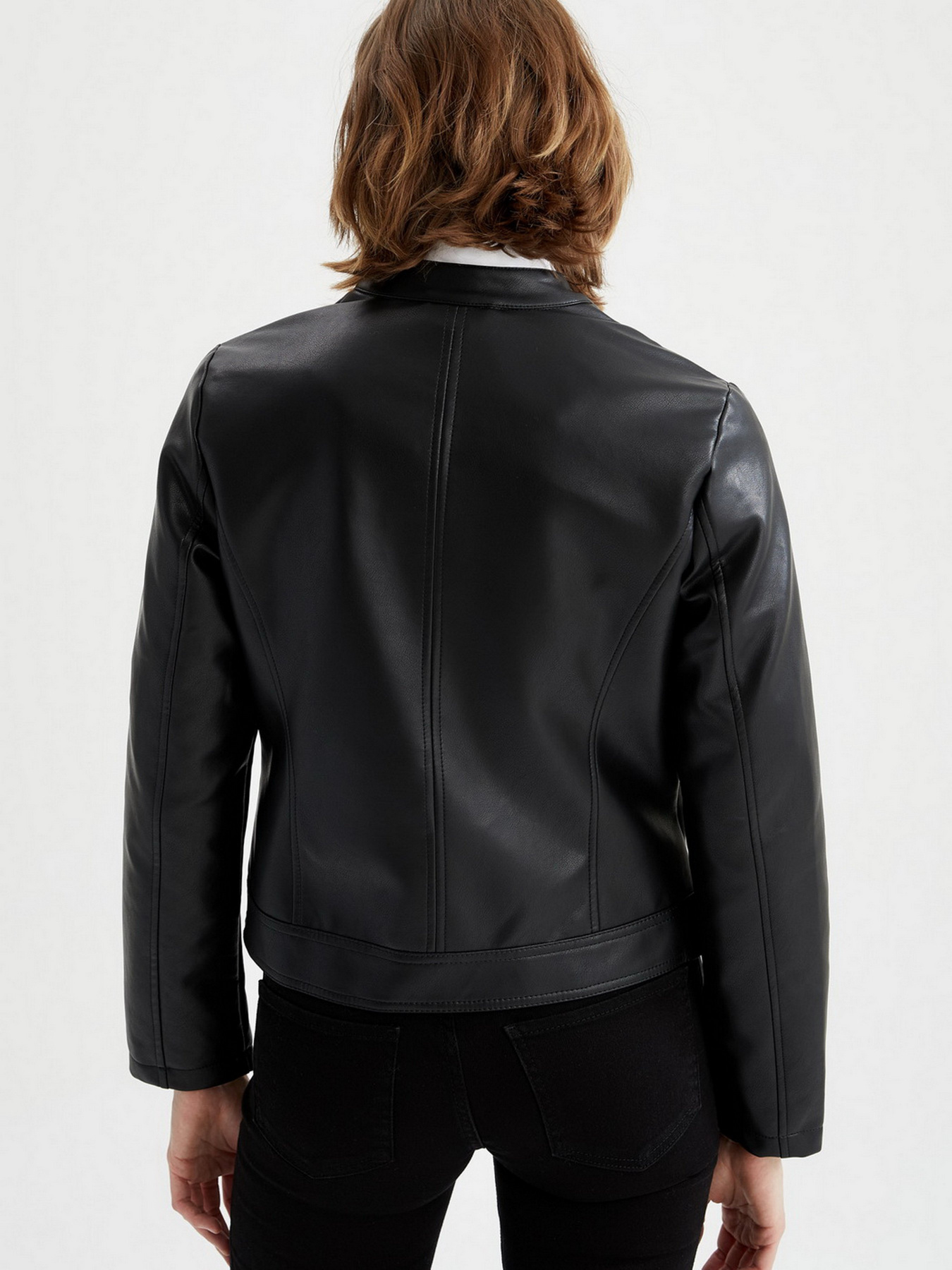 Шкіряна куртка DeFacto модель T5327AZ-BK27 Фото