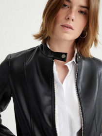 Шкіряна куртка DeFacto модель T5327AZ-BK27 Фото