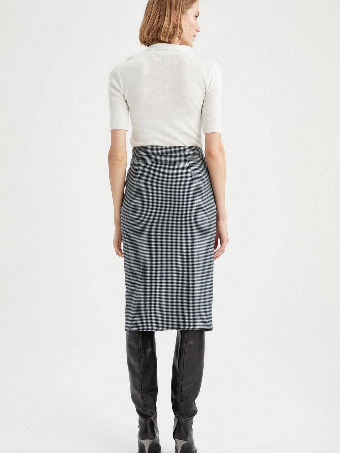 Юбка миди DeFacto модель V5955AZ-BK27 Фото