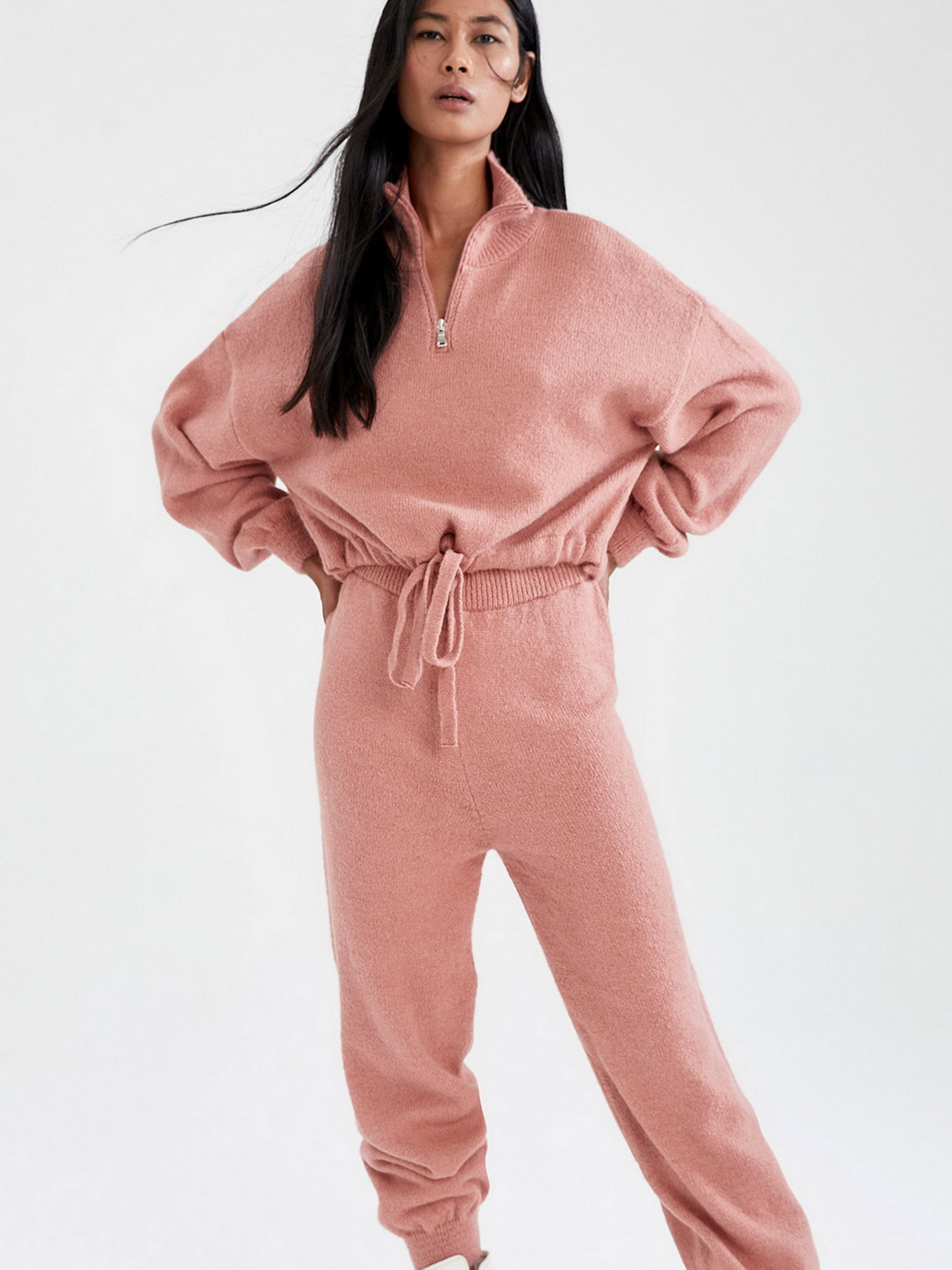 Свитер DeFacto Relax Fit V Neck модель V1794AZ-BR74 Фото