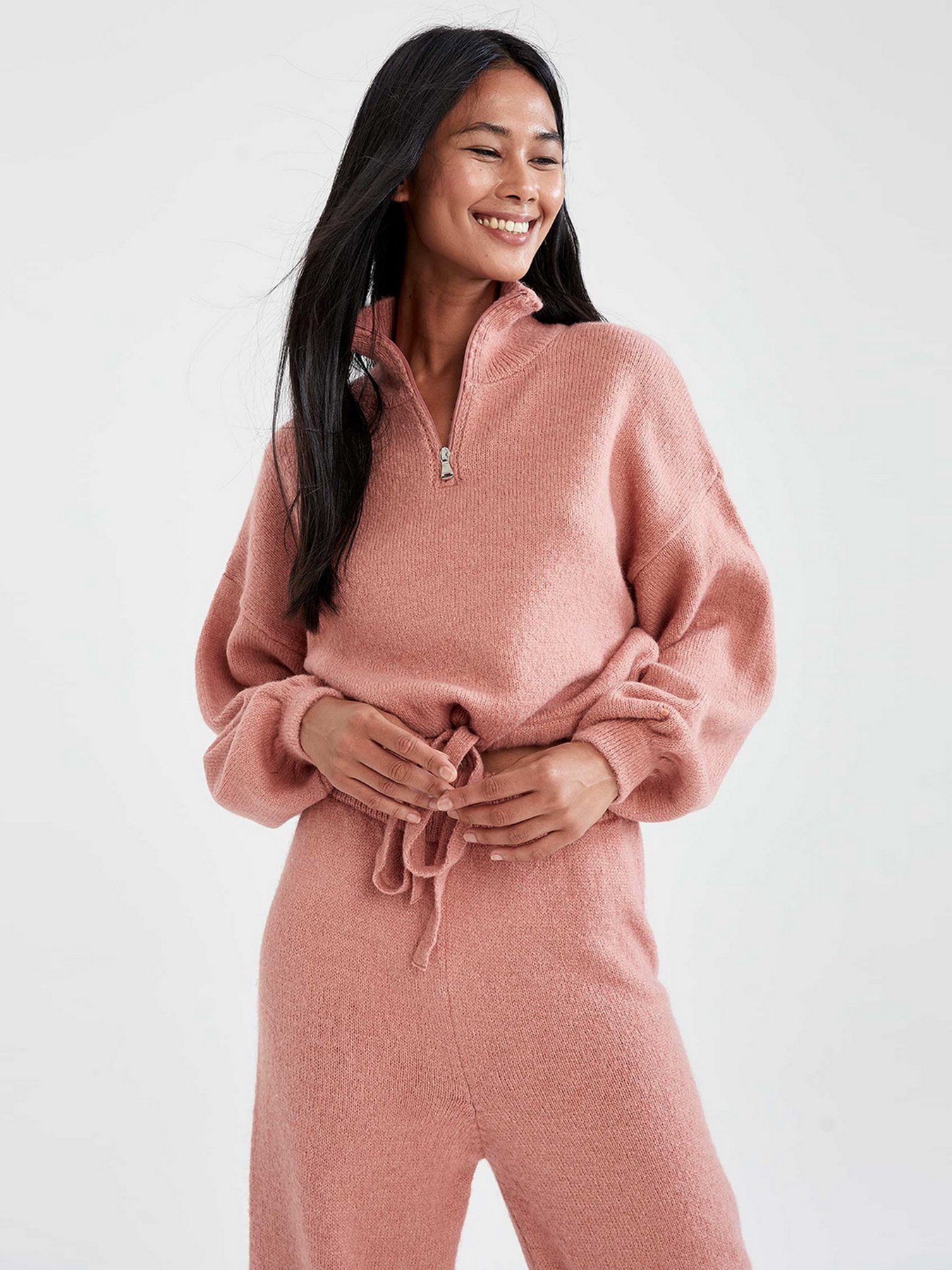 Свитер DeFacto Relax Fit V Neck модель V1794AZ-BR74 Фото