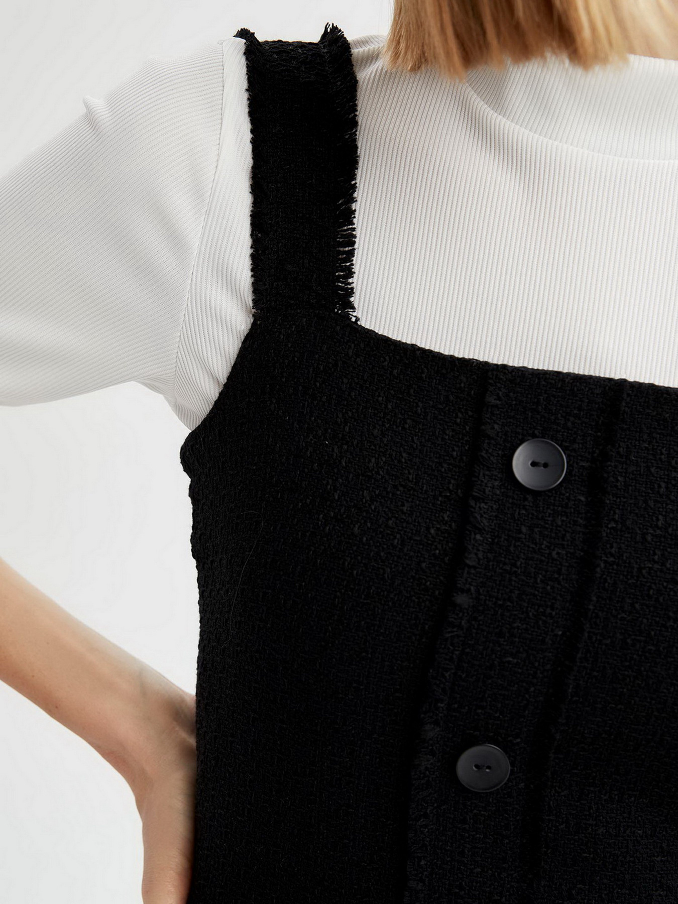 Сарафан DeFacto модель V6216AZ-BK27 Сарафан DeFacto модель V6216AZ-BK27 Фото