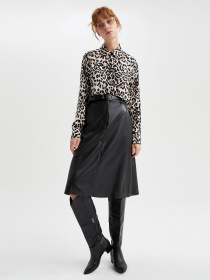 Спідниця міді DeFacto модель V8739AZ-BK21 Фото