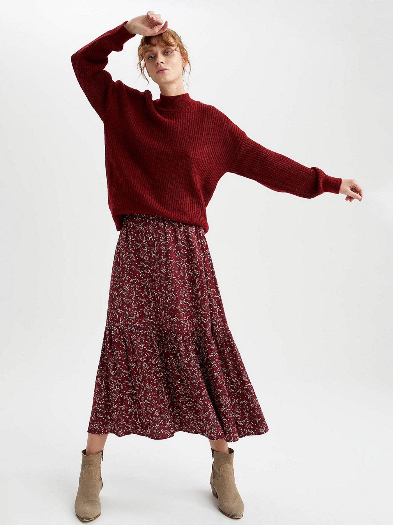 Юбка макси DeFacto модель V8391AZ-BN368 Фото