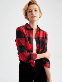 Рубашка повседневная DeFacto модель V5501AZ-RD227 Фото