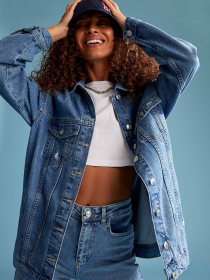 Джинсовая куртка DeFacto модель V5042AZ-NM28 Фото