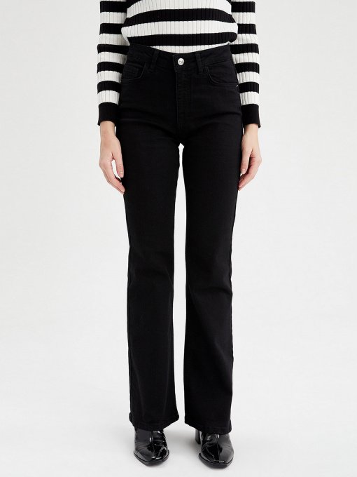 Прямые джинсы DeFacto Mia Wide Leg модель V8383AZ-NM40 Фото