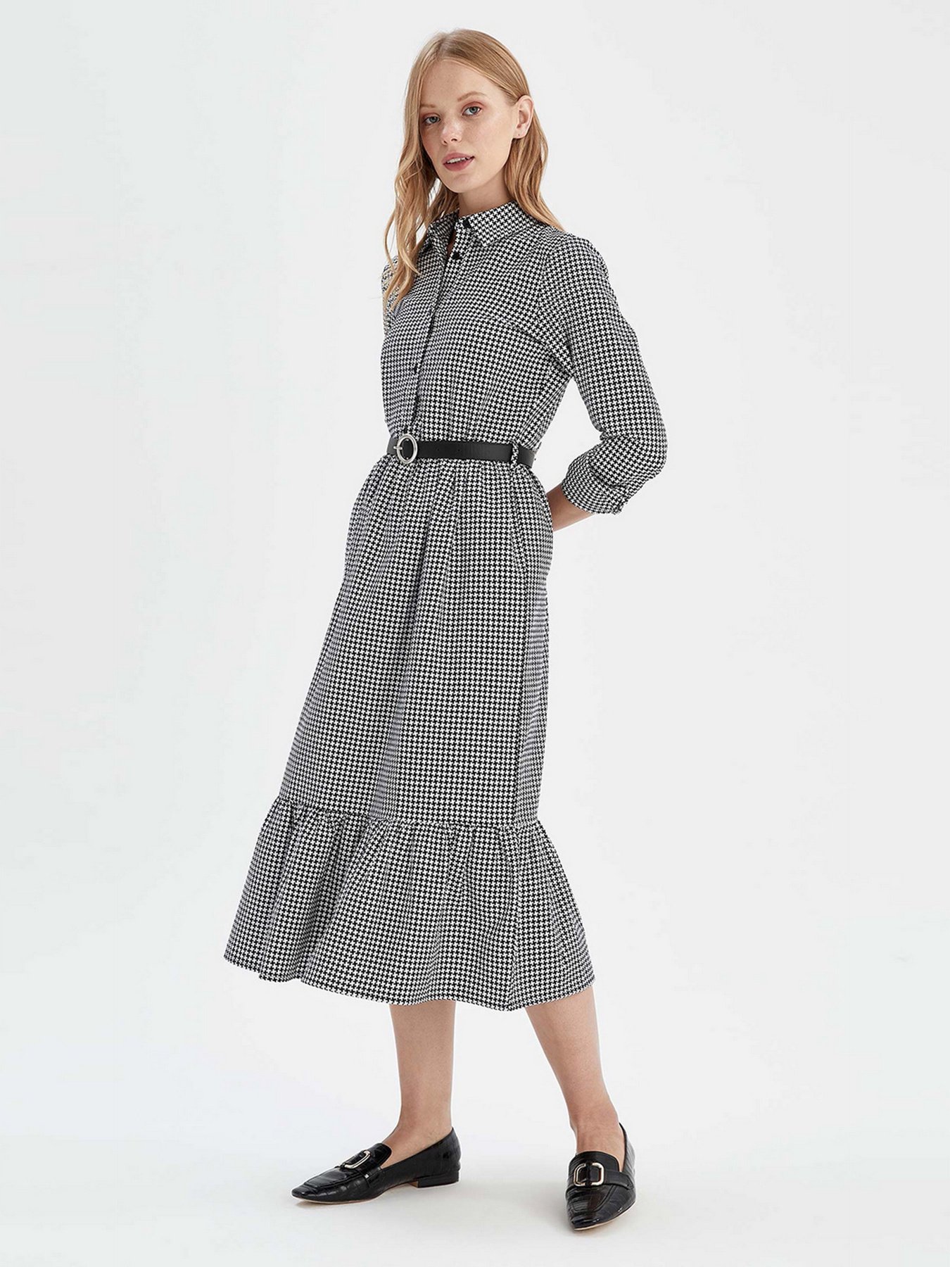 Сукня міді DeFacto модель V4201AZ-BK27 Фото