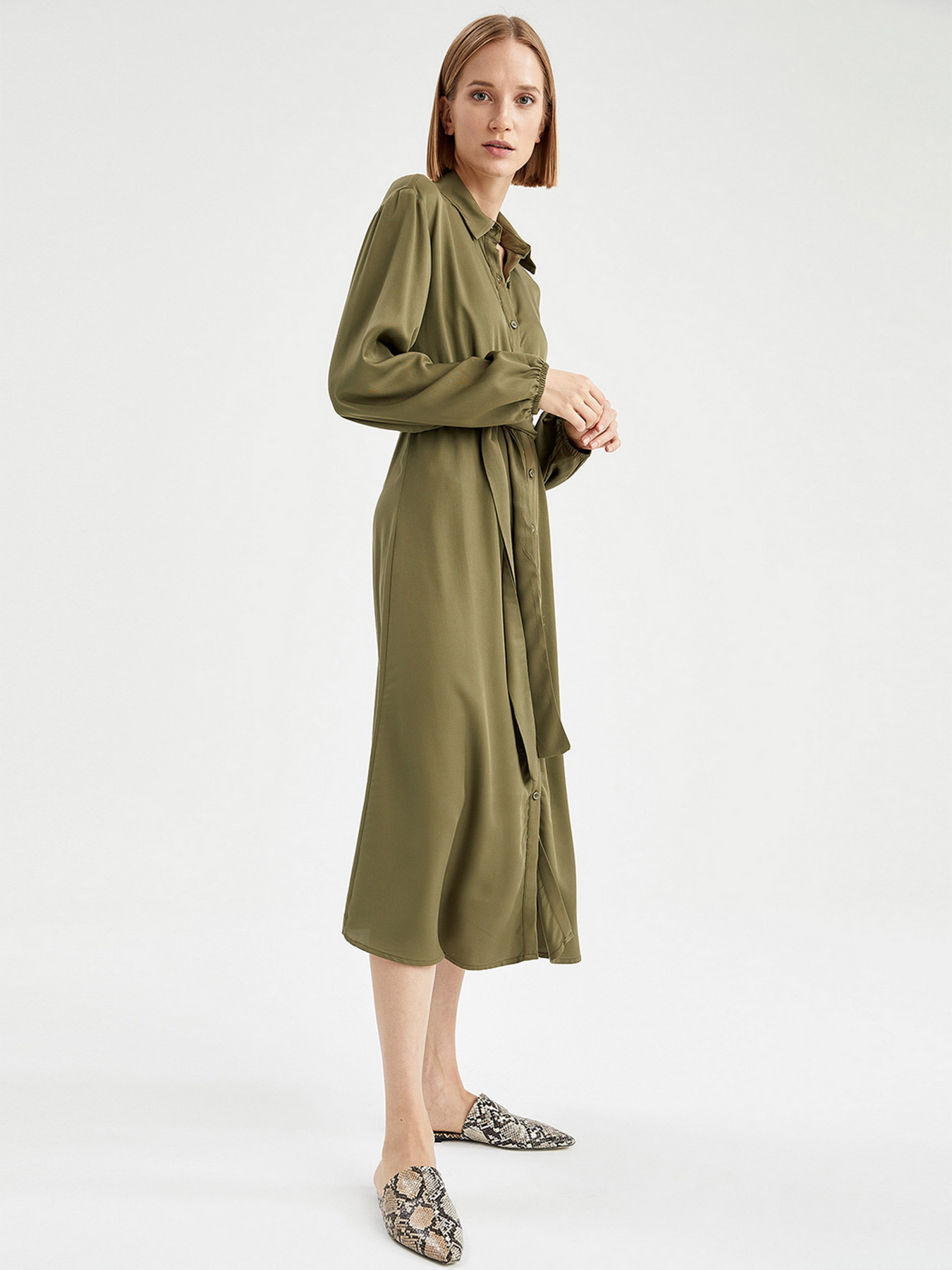 Сукня міді DeFacto модель V8386AZ-KH158 Фото