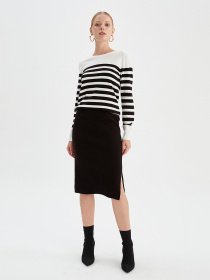 Юбка миди DeFacto модель U8906AZ-BK27 Фото