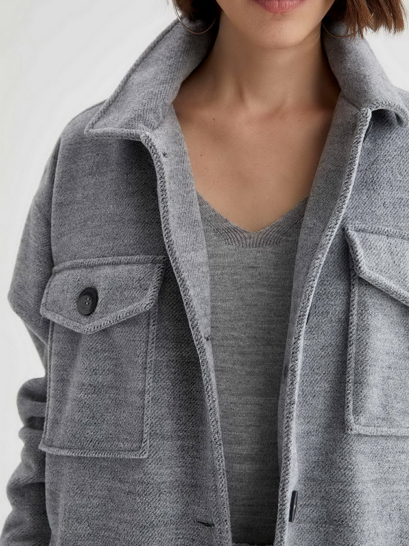 Пальто DeFacto Модель T9230AZ-GR2 Фото