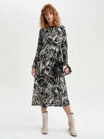 Платье миди DeFacto модель W4001AZ-BK27 Фото