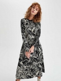 Сукня міді DeFacto модель W4001AZ-BK27 Фото