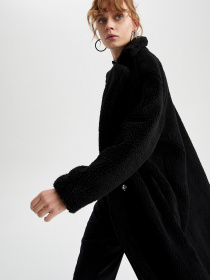 Шуба DeFacto модель U7460AZ-BK27 Фото