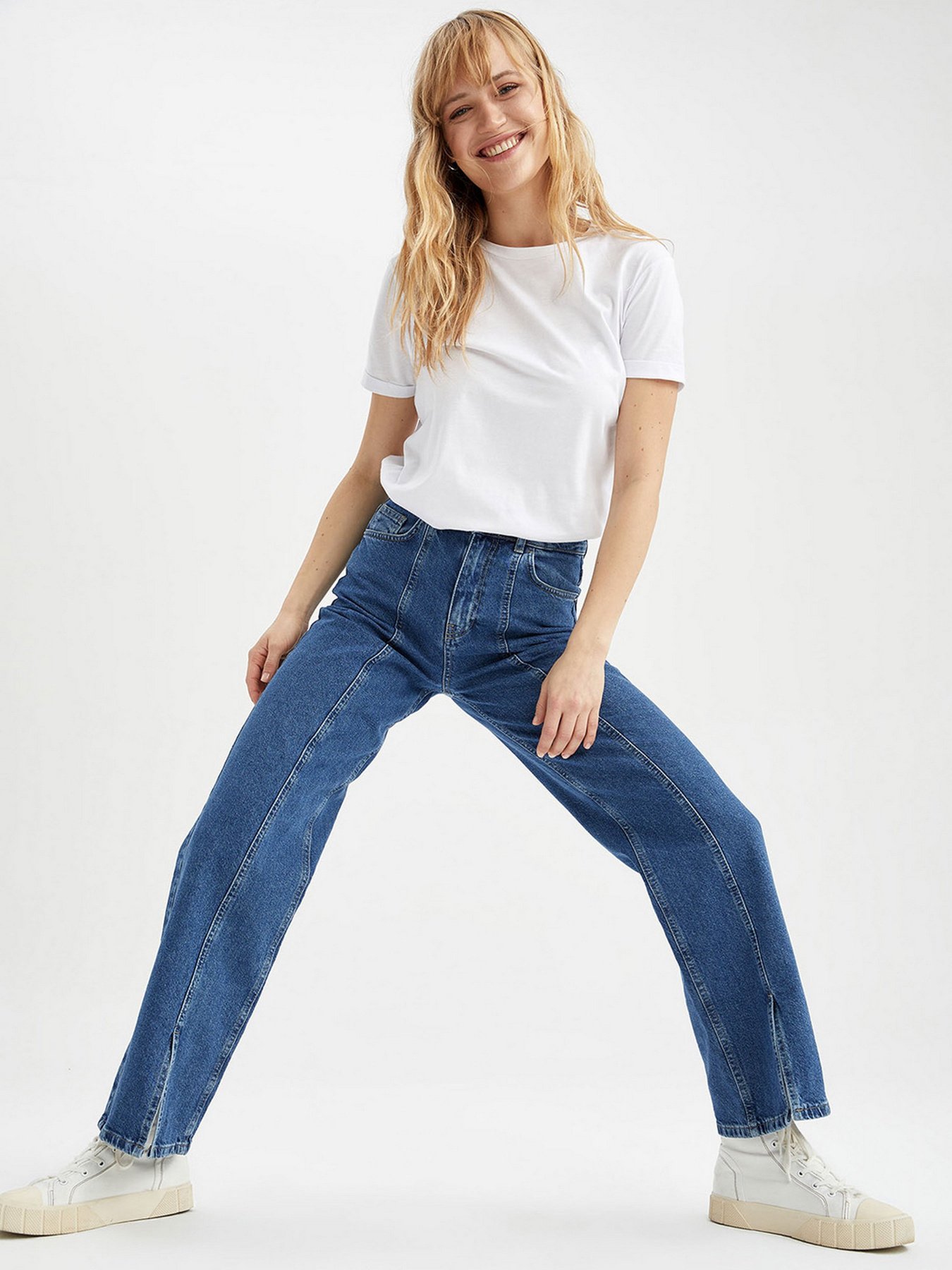 Джинси кльош DeFacto Wide Leg модель W2384AZ-NM28 Фото