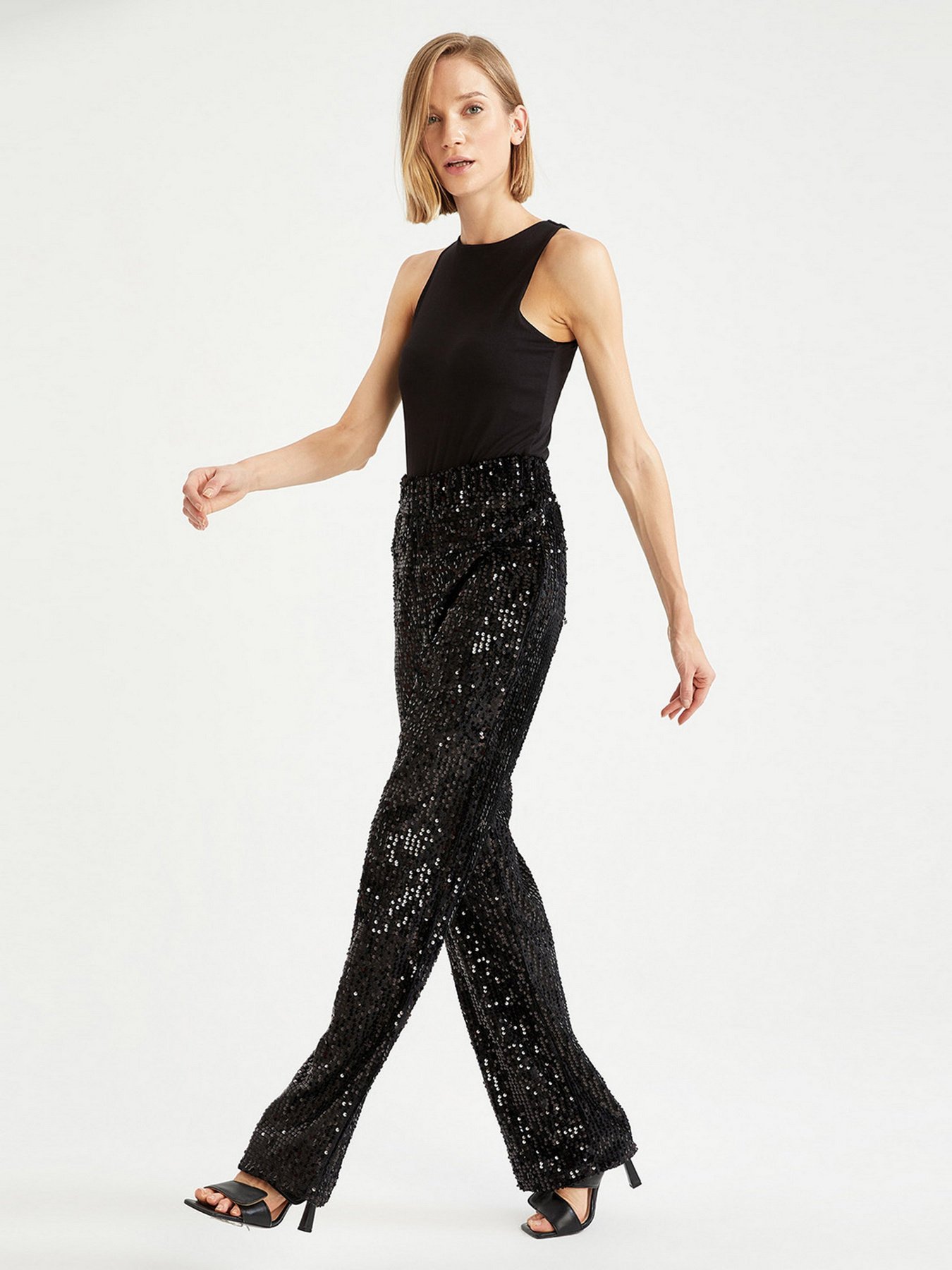 Брюки палаццо DeFacto модель W6964AZ-BK81 Фото