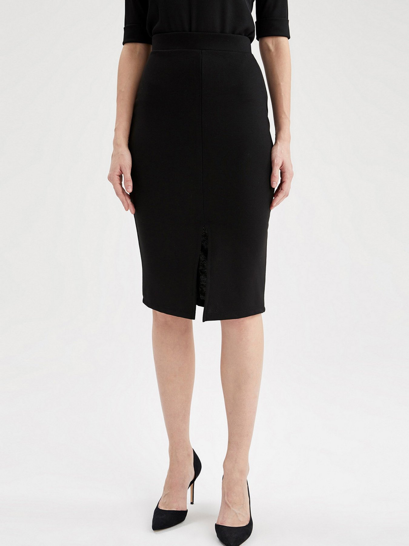 Спідниця міді DeFacto модель W9016AZ-BK27 Фото