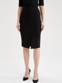 Спідниця міді DeFacto модель W9016AZ-BK27 Фото