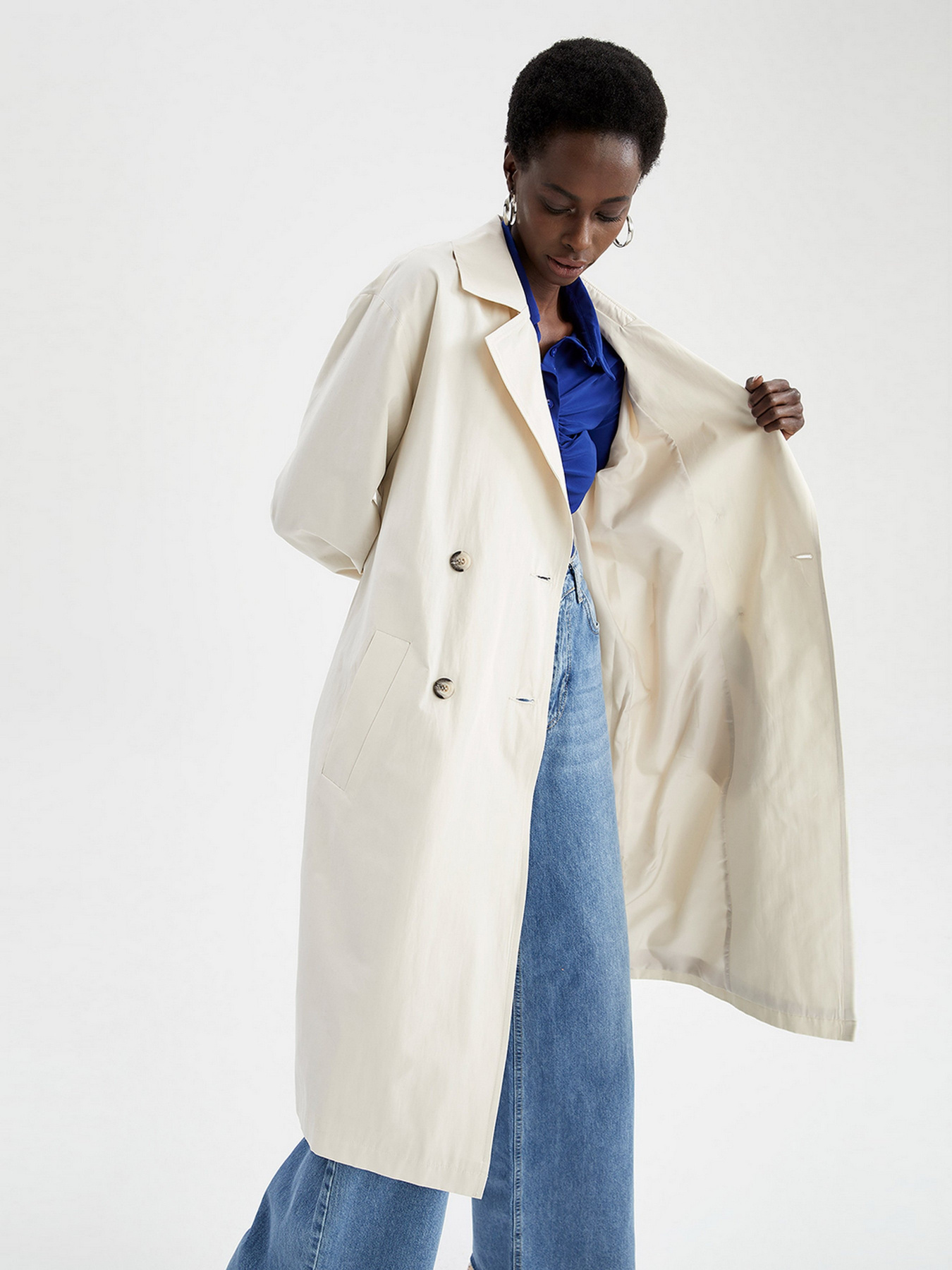 Тренч DeFacto Модель V3713AZ-BG414 Фото