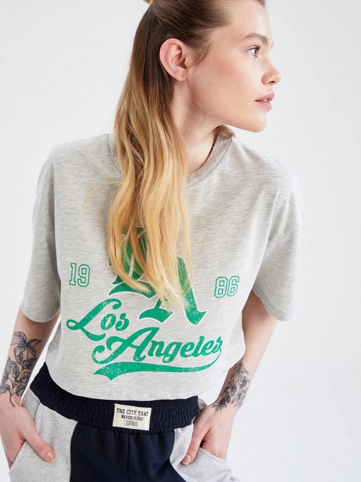 Футболка DeFacto модель X2533AZ-GR210 Фото