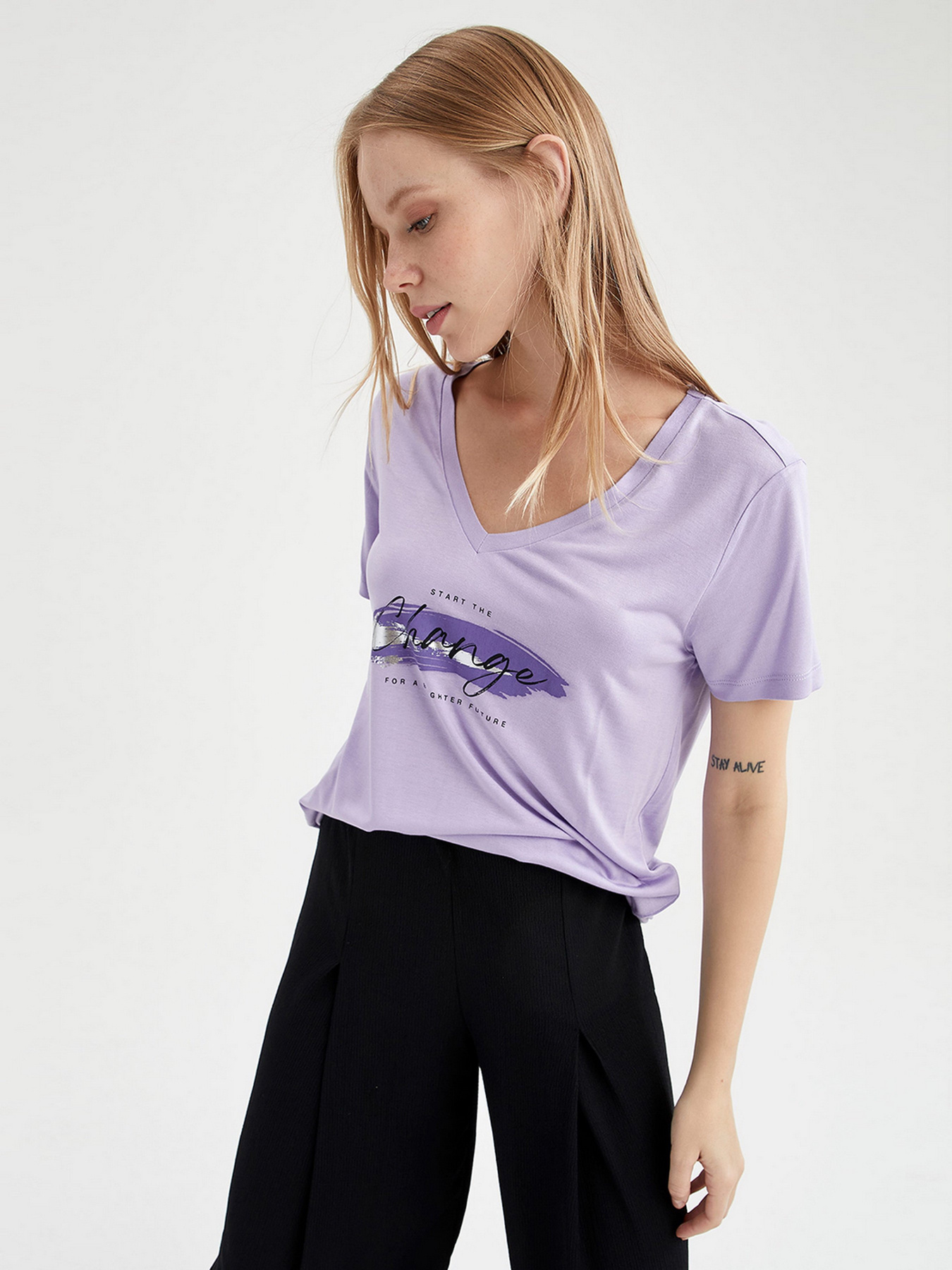 Футболки и поло DeFacto модель W2901AZ-PR33 Фото