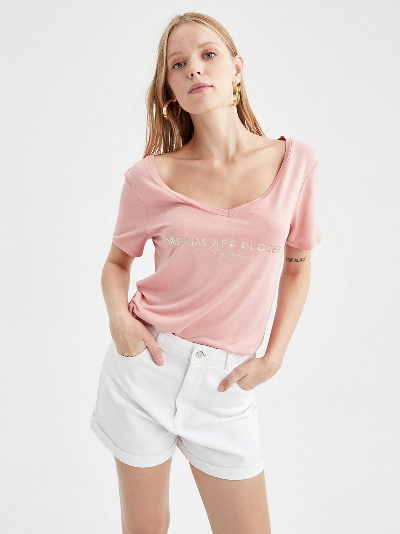 Футболка DeFacto модель W2903AZ-BR74 Фото