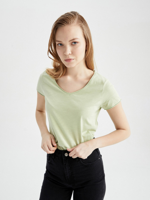 Футболка DeFacto модель K1507AZ-GN767 Фото