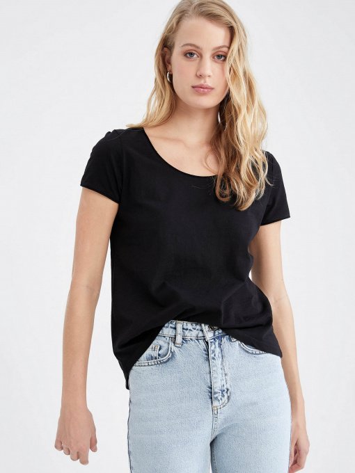 Футболка DeFacto модель K1508AZ-BK27 Фото